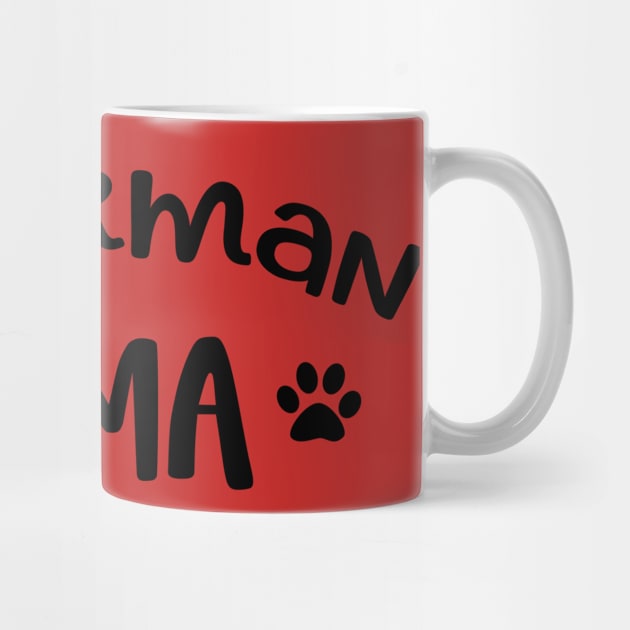 Doberman Mama - Fur Mama T-Shirt by Imp's Dog House